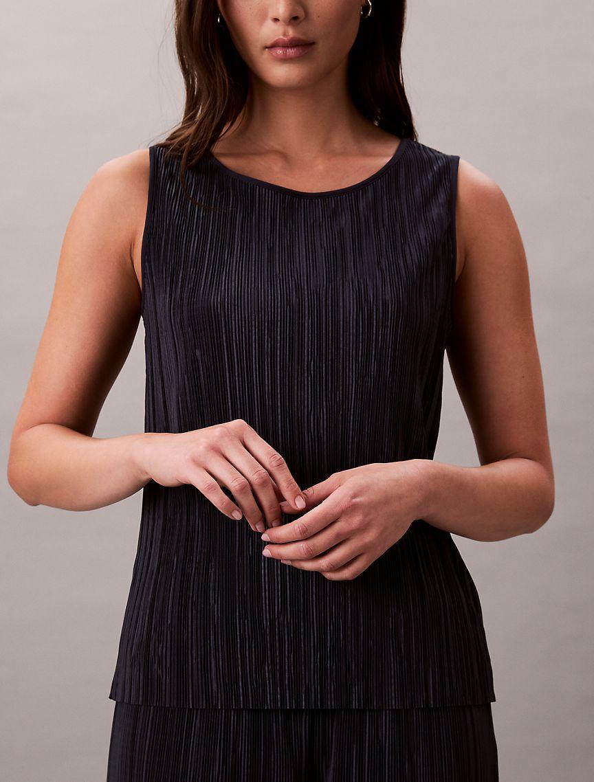 Plisse Tank Top Product Image