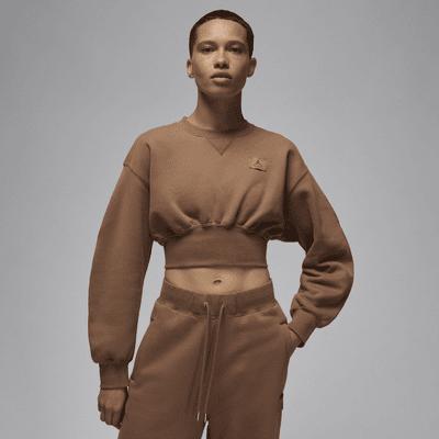 Jordan Flight Fleece Women's Cropped Sweatshirt Product Image