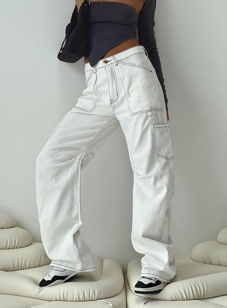 Miami Vice Pants White Product Image