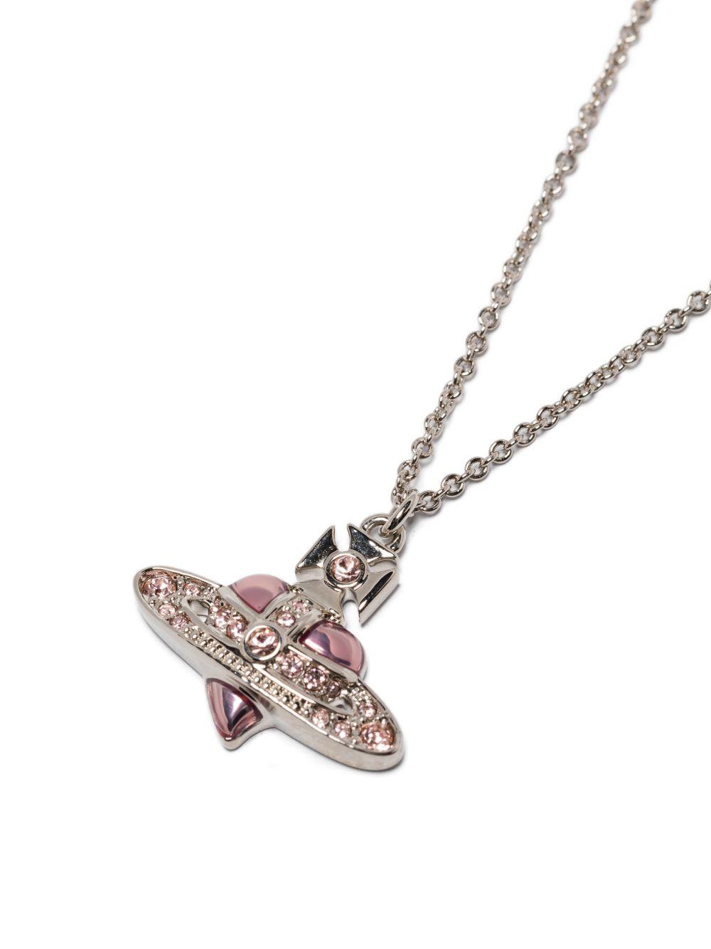 crystal-embellished orb necklace Product Image