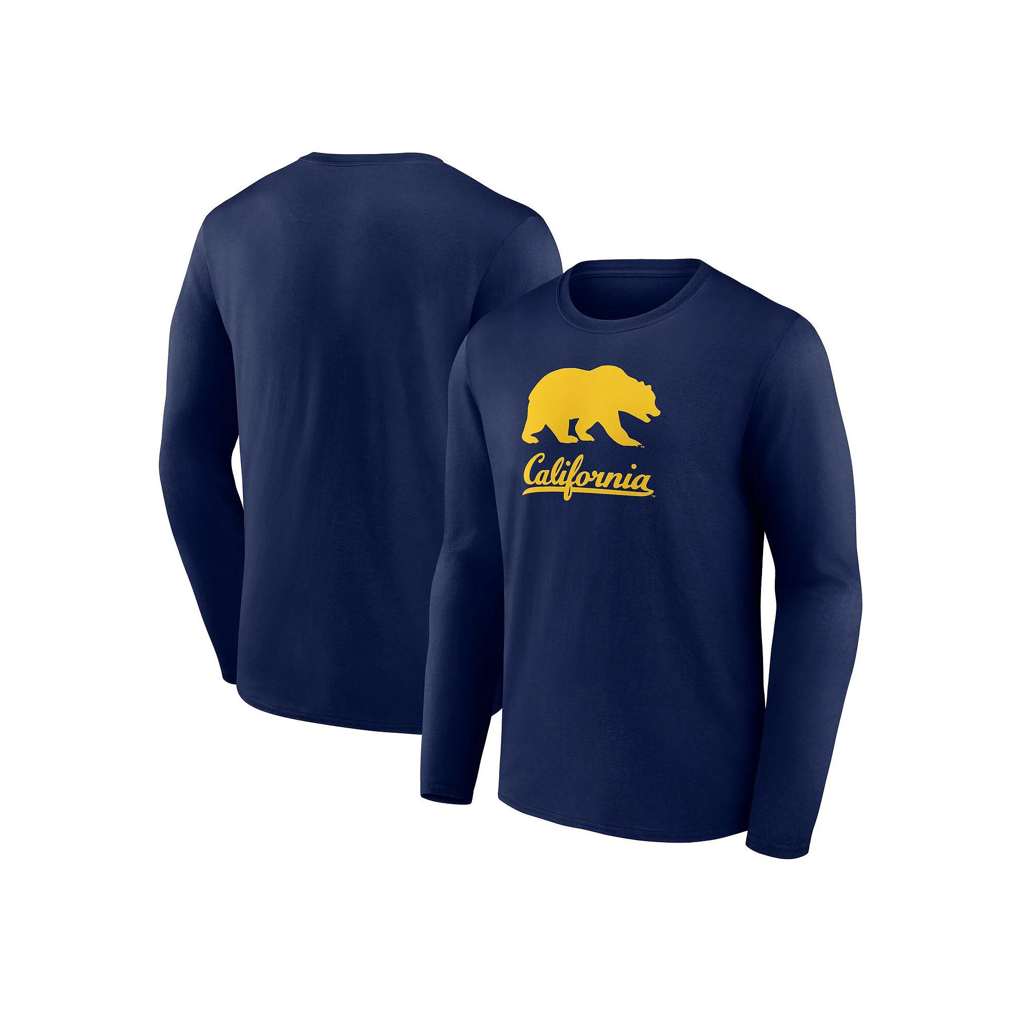Men's Fanatics Navy Cal Bears Team Lockup Long Sleeve T-Shirt, Size: XL, Blue Product Image