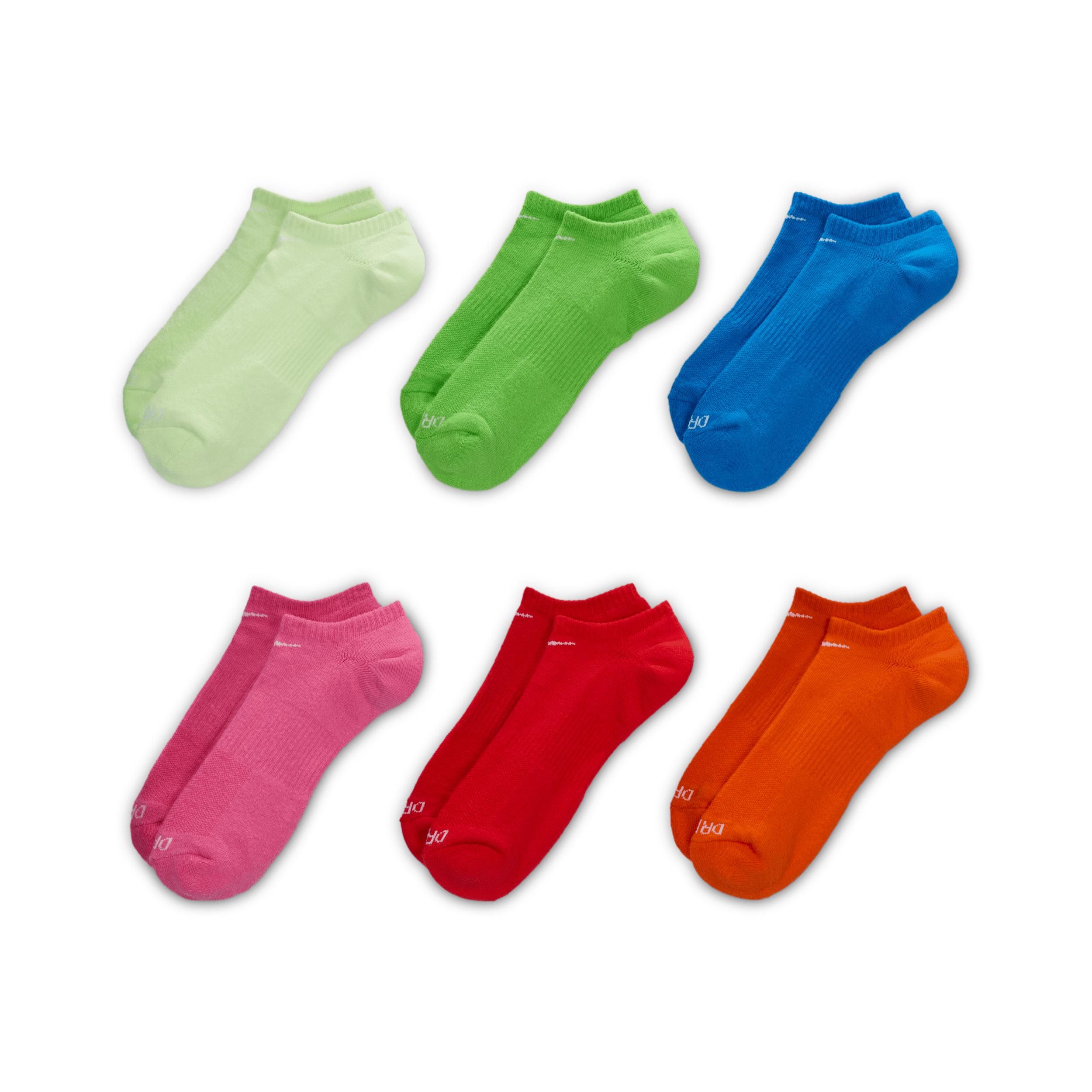 Nike Mens Everyday Plus Cushioned Training No-Show Socks (6 Pairs) | SX6898-969 Product Image