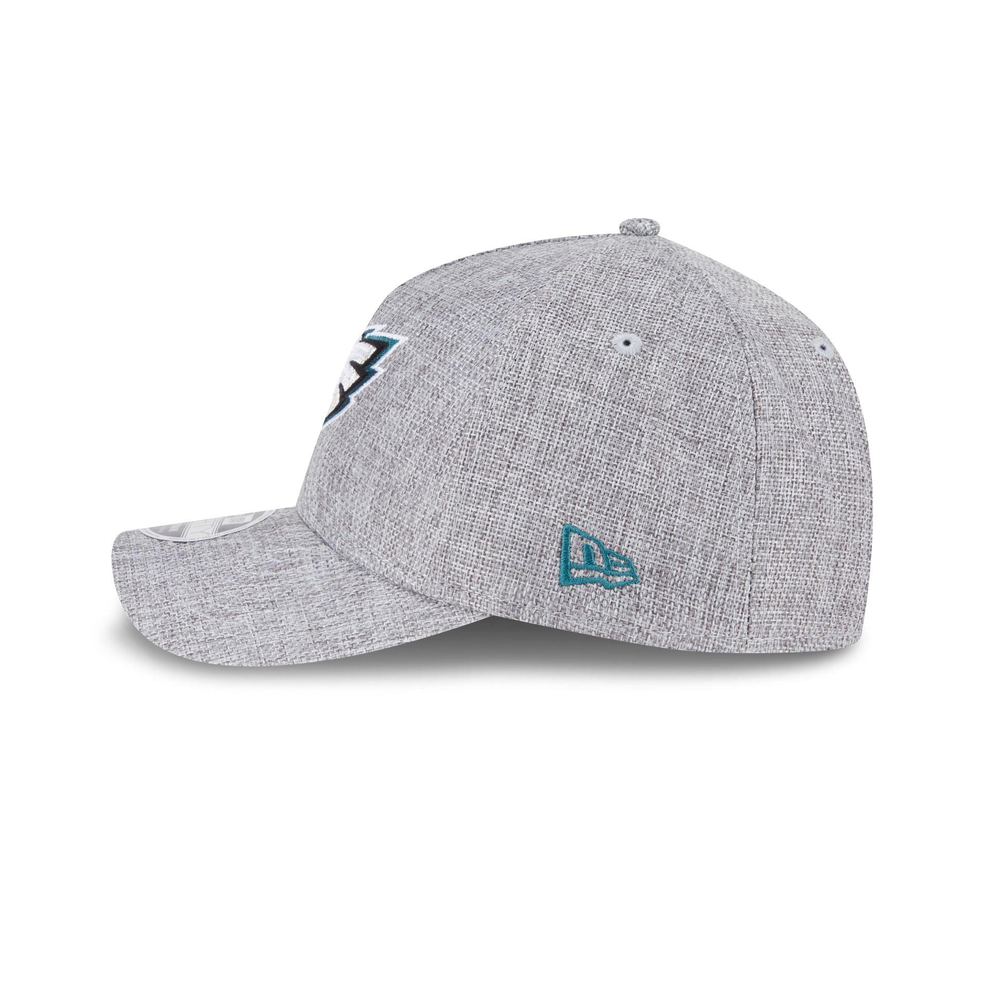 Philadelphia Eagles Cotton Weave Gray 9FORTY M-Crown A-Frame Snapback Hat Male Product Image