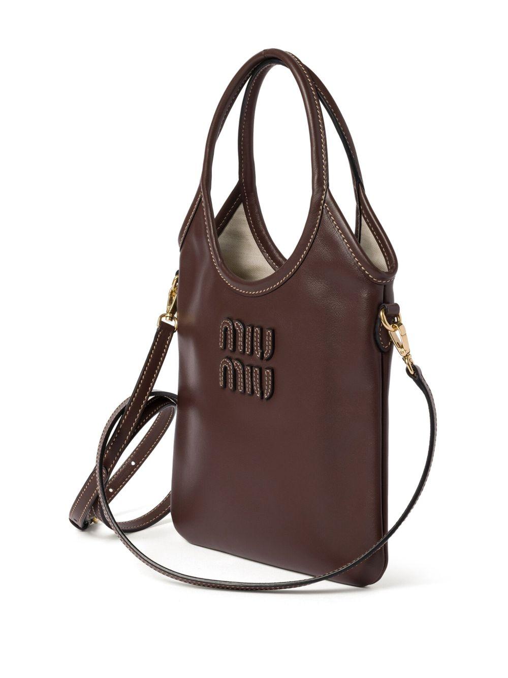 Ivy leather tote bag  Product Image