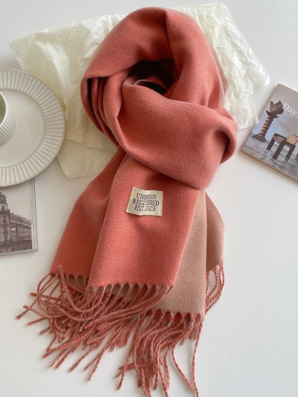 Keep Warm Tasseled Shawl&Scarf Product Image