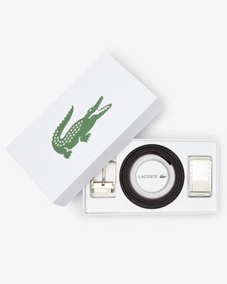 Smooth Leather Belt and 2 Buckle Gift Set Product Image