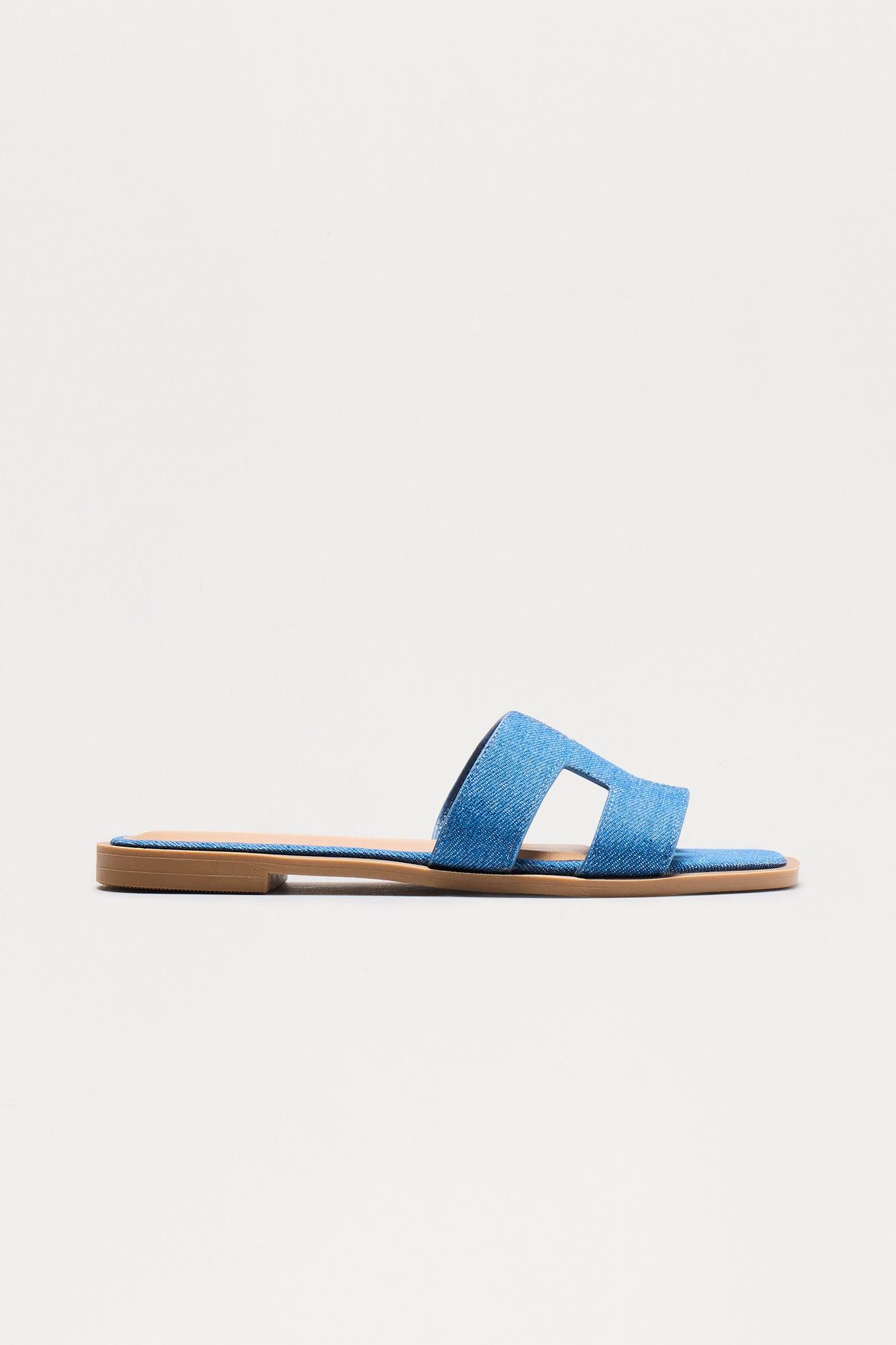Noe Slip On Sandals - Denim Product Image