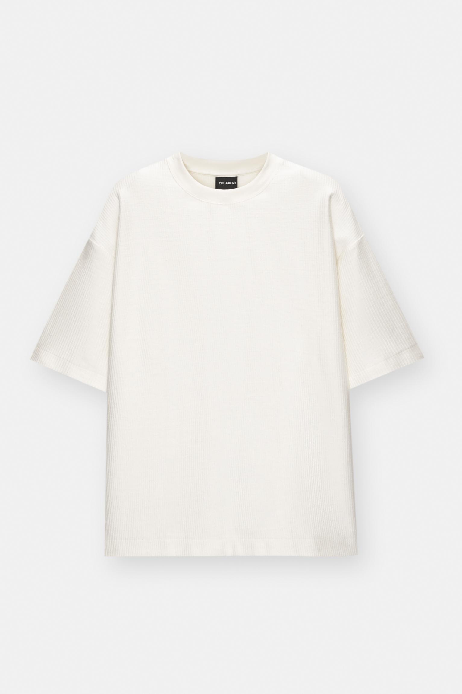 Textured short sleeve sweatshirt Product Image