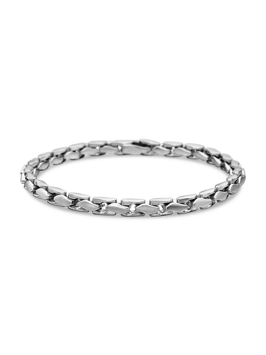 Mens Fluted Chain Bracelet Product Image