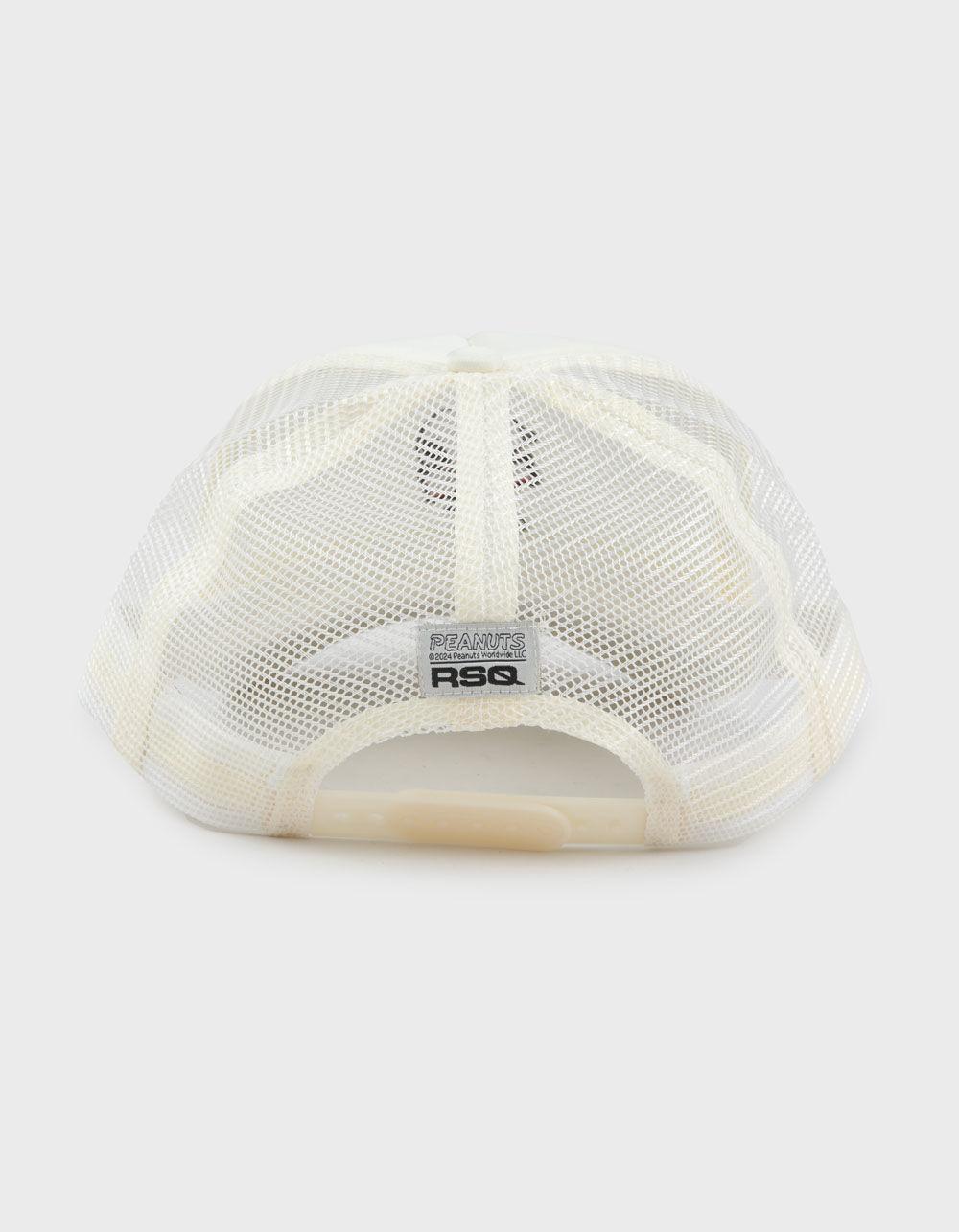 RSQ x Peanuts Snoopy Bow Womens Trucker Hat - IVORY Product Image