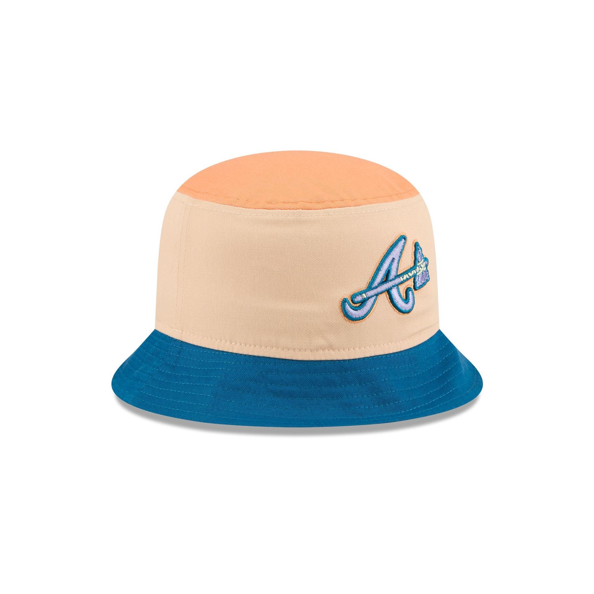 Atlanta Braves Mango Mocha Bucket Hat Male Product Image