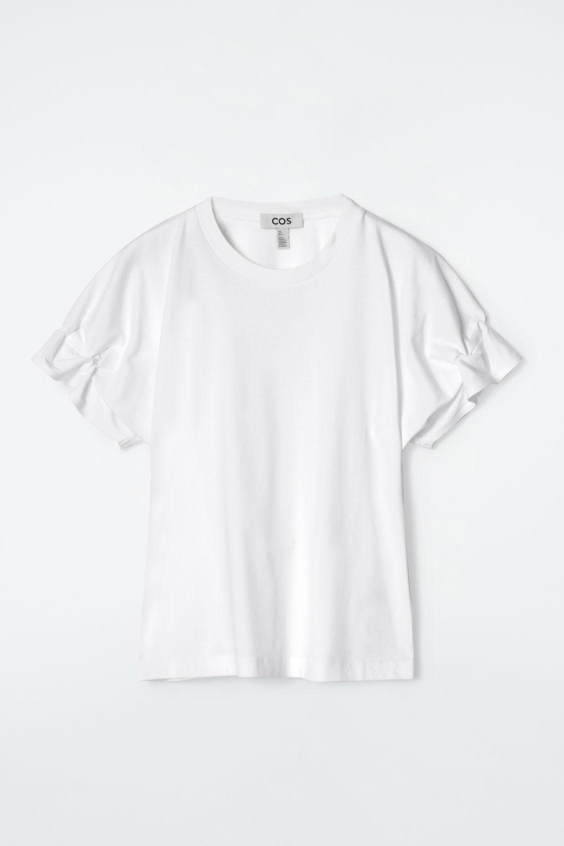 GATHERED-SLEEVE T-SHIRT Product Image