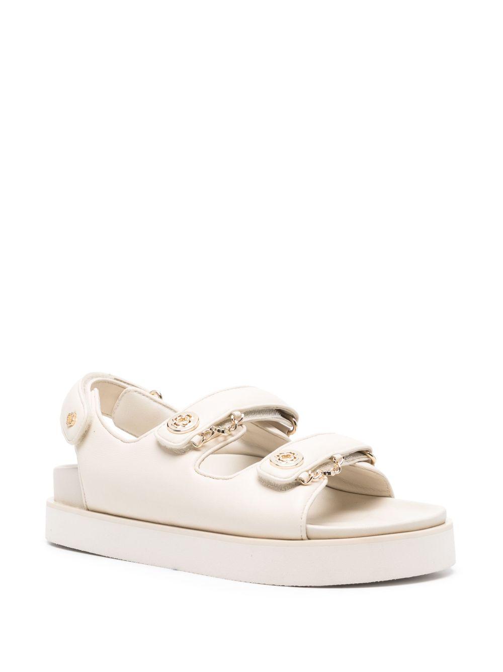 flat leather sandals  Product Image