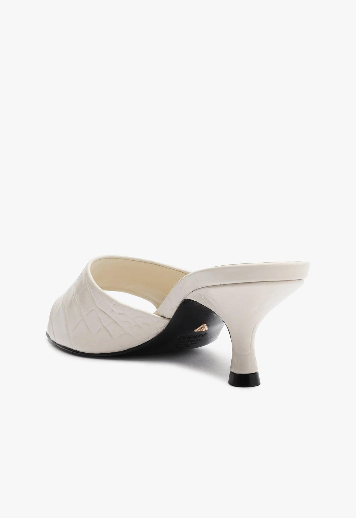 Dethalia Croco Leather Sandal Product Image