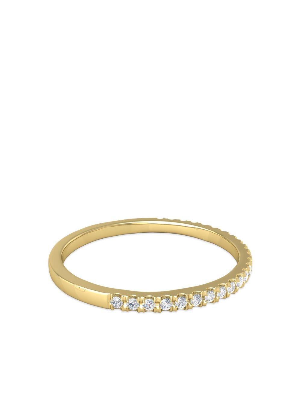 18kt recycled yellow gold Mara diamond ring Product Image
