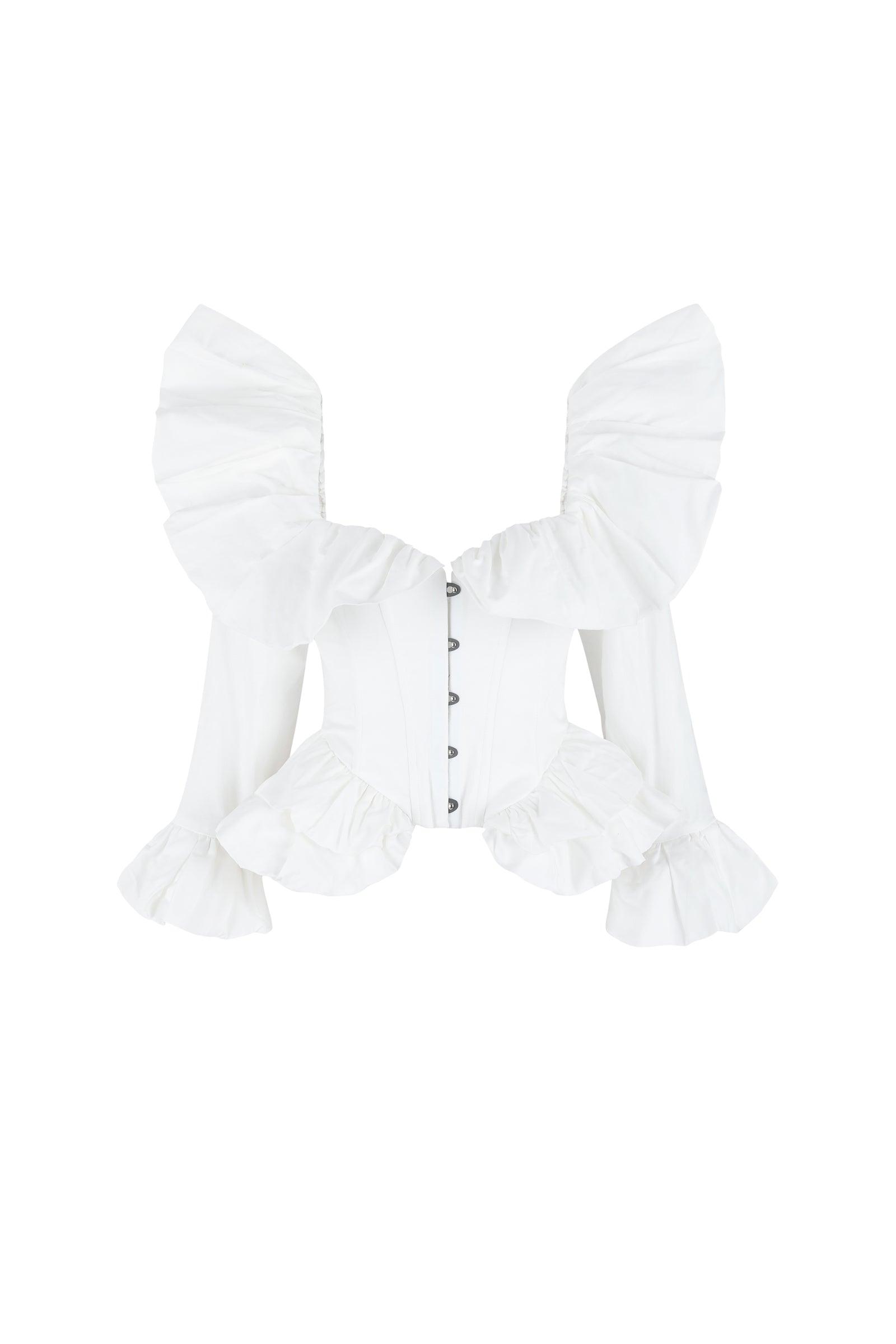 The Ivory Frou Frou Corset Product Image
