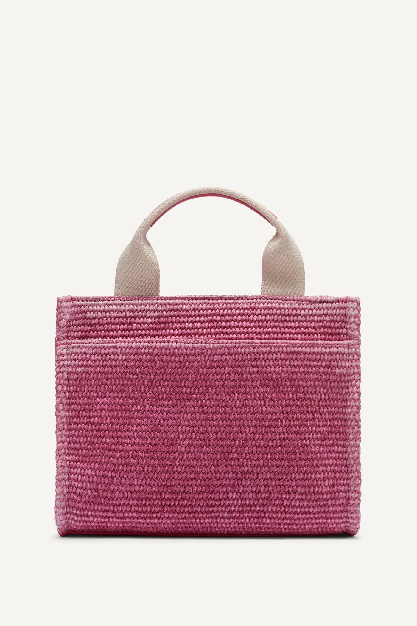 HADLEE SMALL STRAW LOGO TOTE Product Image