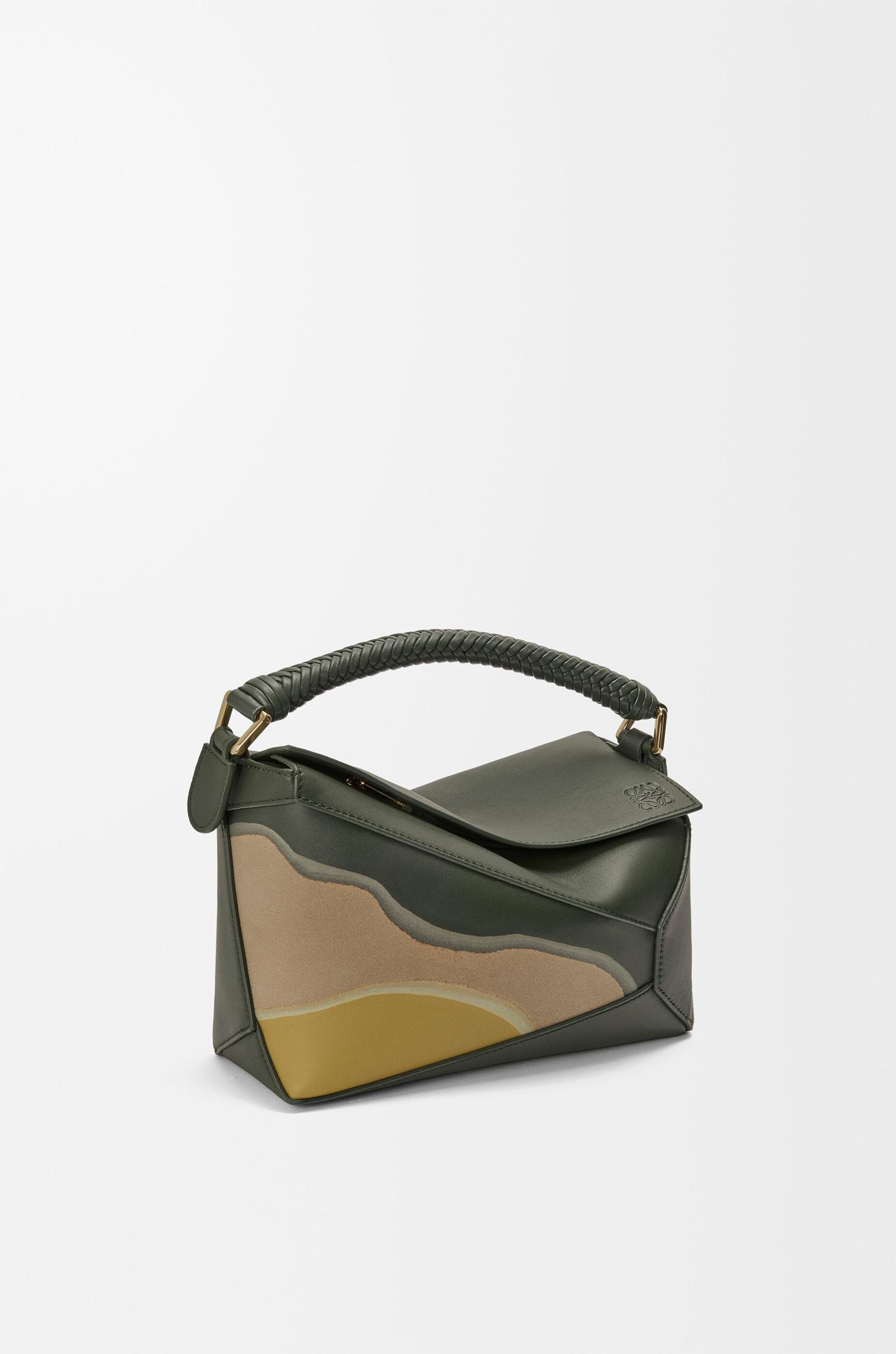 Small Puzzle Edge Landscape bag in nappa calfskin Product Image