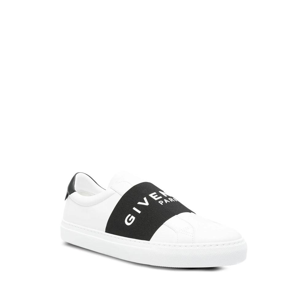 GIVENCHY Urban Street Sneakers In Leather With Elastic Band In Multi Product Image