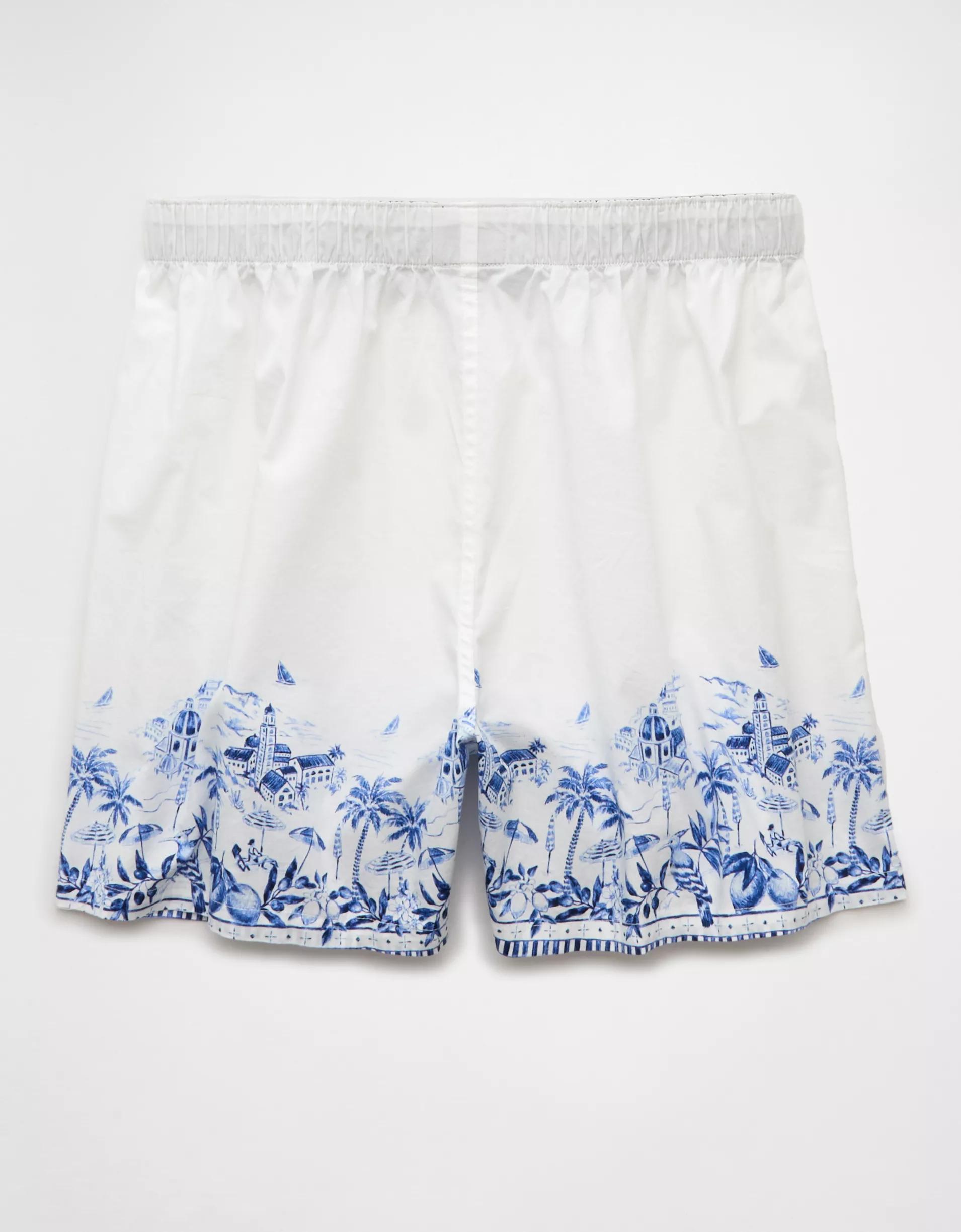 AEO Men's Italian Scenic Print Stretch Boxer Short Product Image