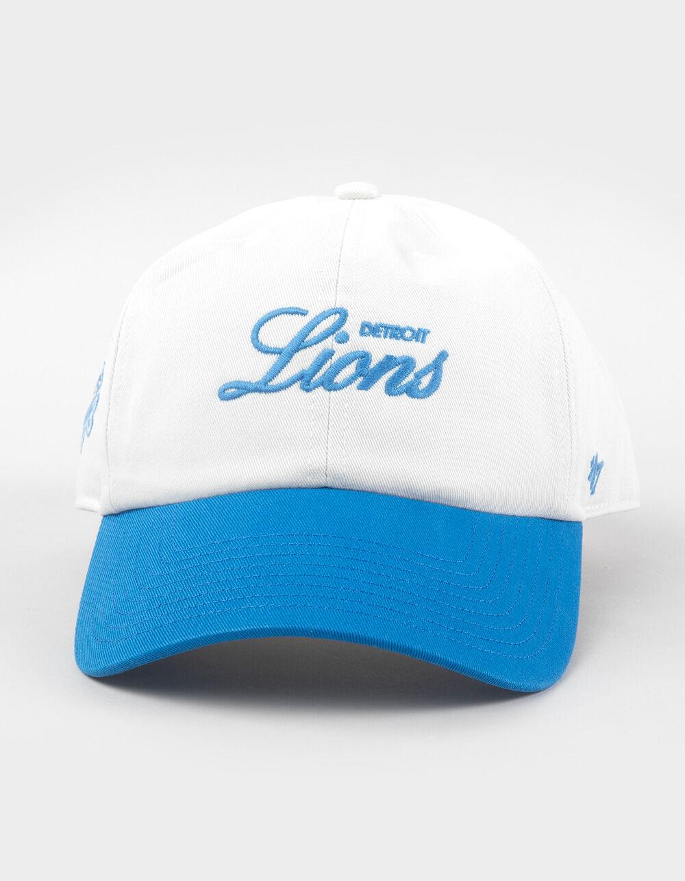 47 BRAND Detroit Lions Foundational '47 Clean Up Strapback Hat - Cream Combo Product Image