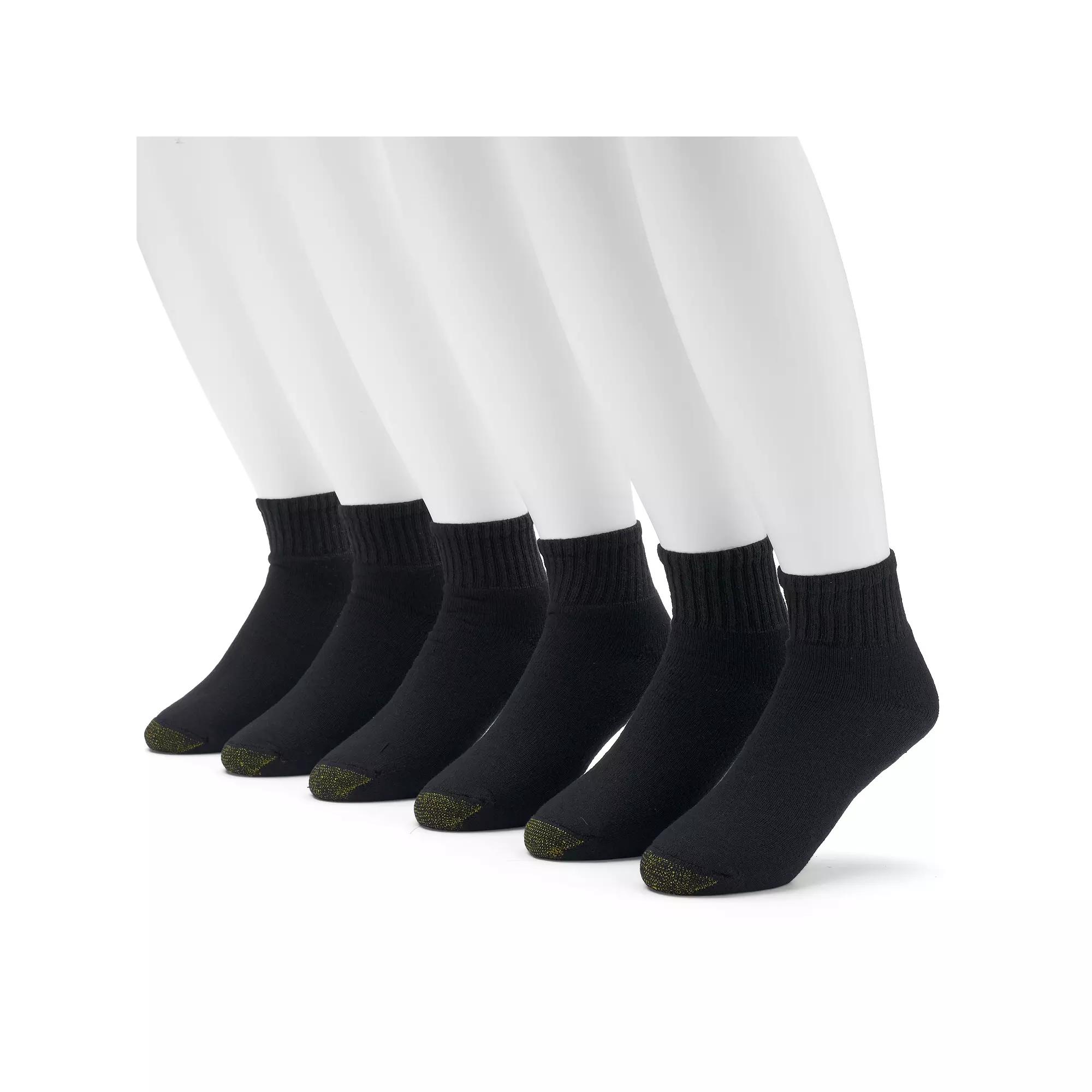 Cotton Cushion Ankle Socks 6-Pack Product Image