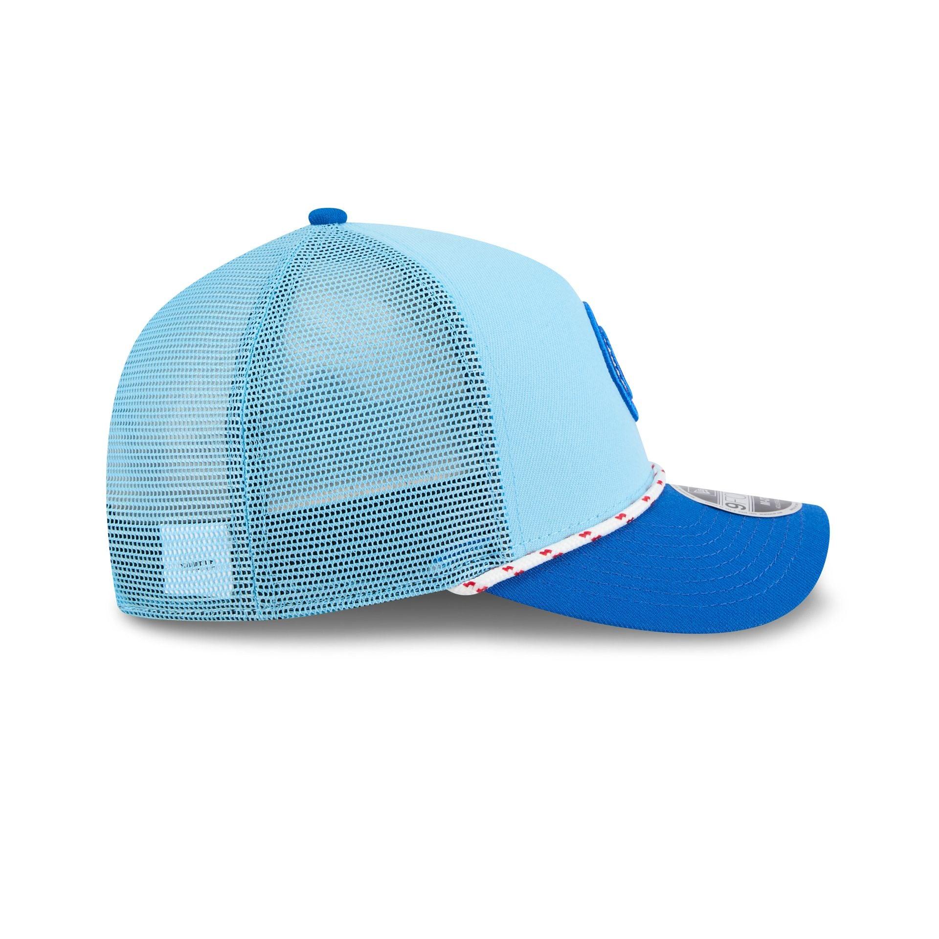 Chicago Cubs Independence Day 2025 9FORTY M-Crown A-Frame Trucker Hat Male Product Image