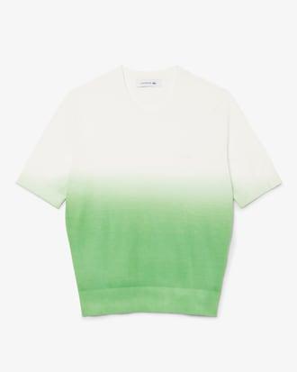 Short Sleeved Ombré Effect Sweater Product Image