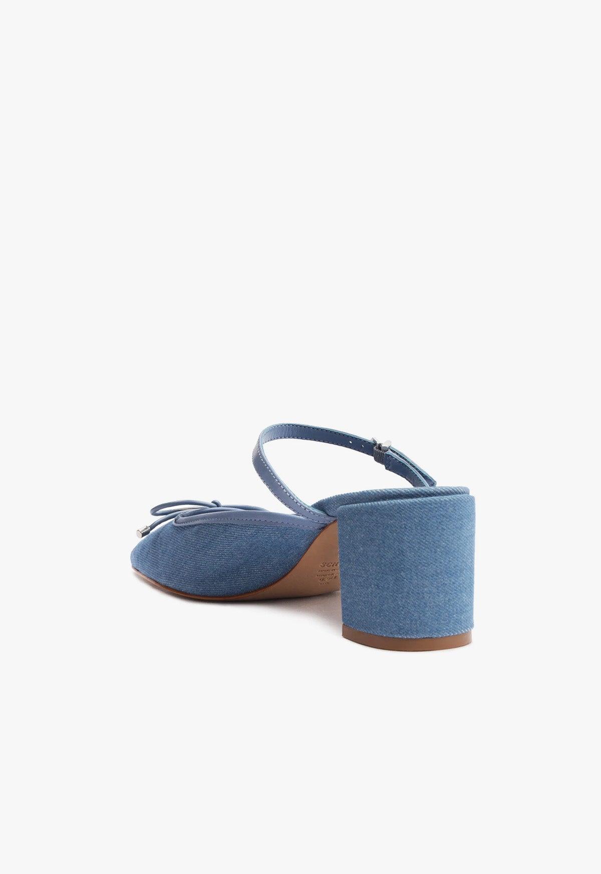Arissa Denim Block Mule Product Image