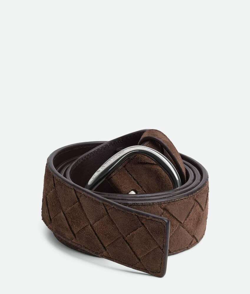 Men's Intrecciato Belt in Fondant Product Image