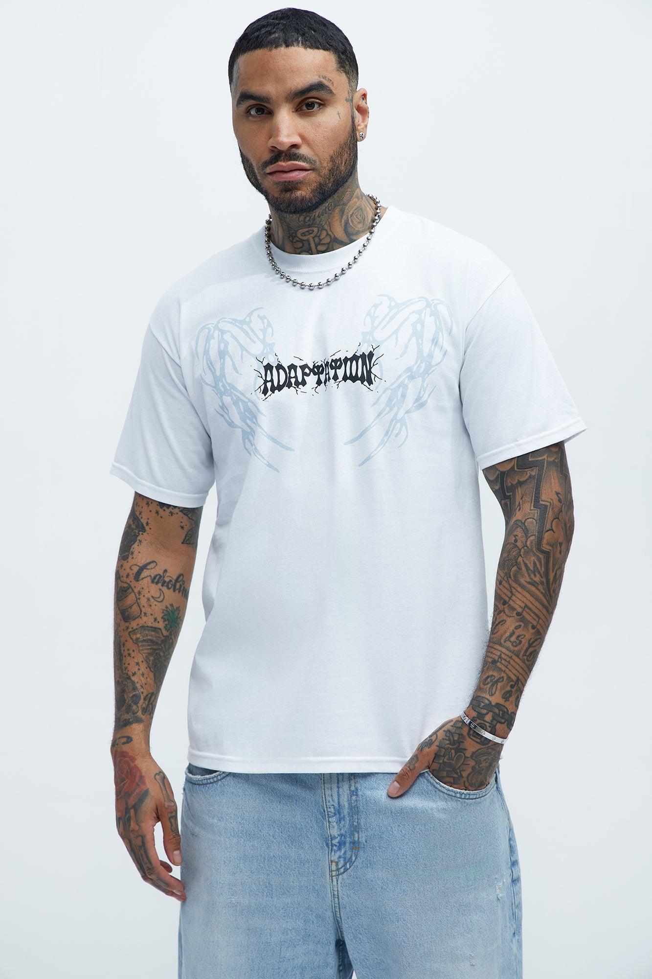 Adaption Is Key Short Sleeve Tee - White Product Image