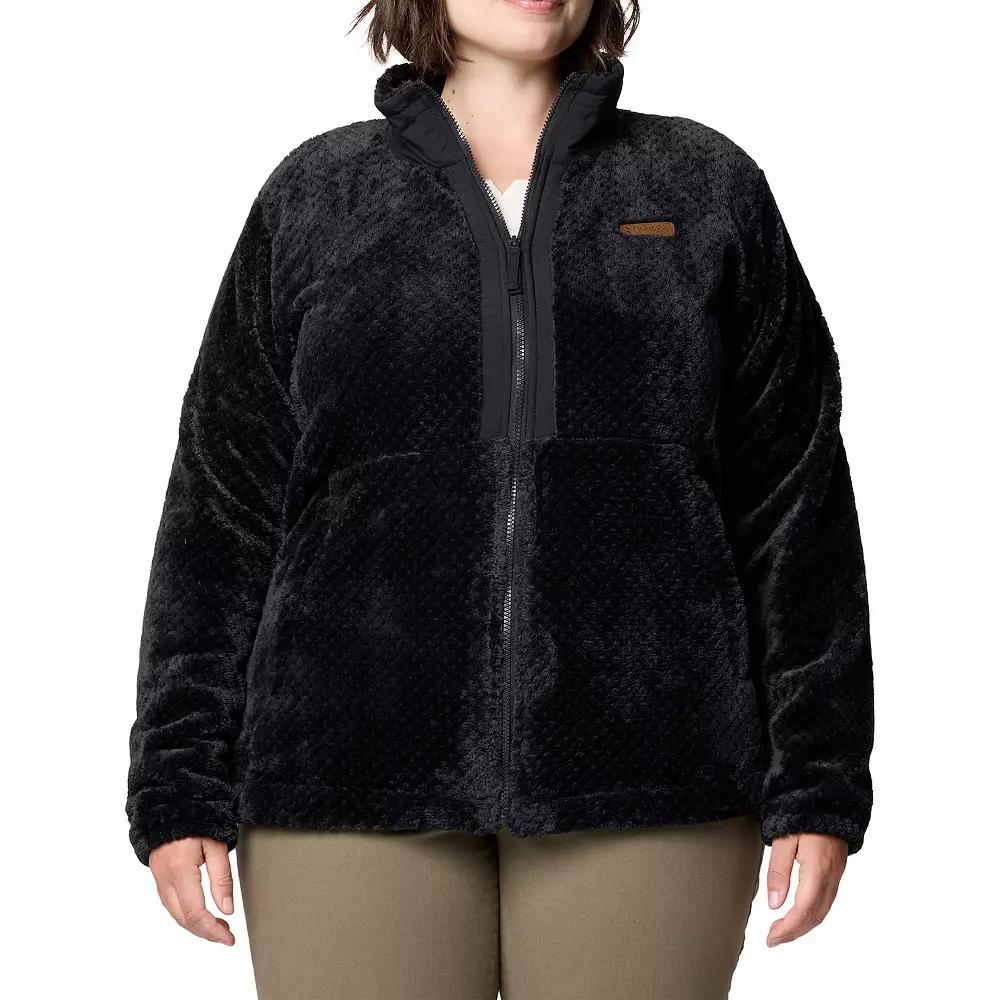 Plus Size Columbia Fire Side III Full Zip Fleece Jacket, Women's, Size: 2XL, Dark Grey Product Image