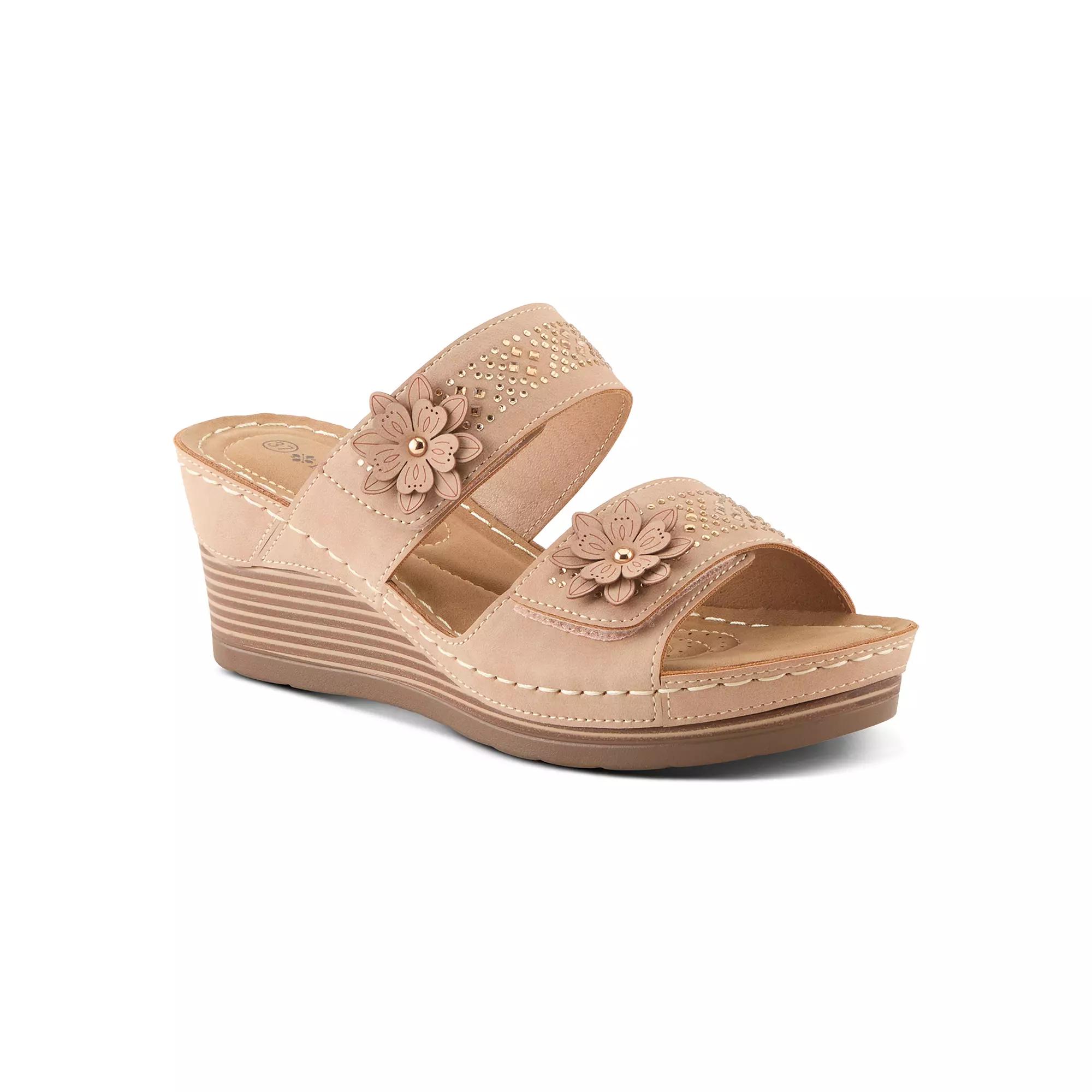 Patrizia Marghera Women's Wedge Slide Sandals, Size: 39, Blush Product Image