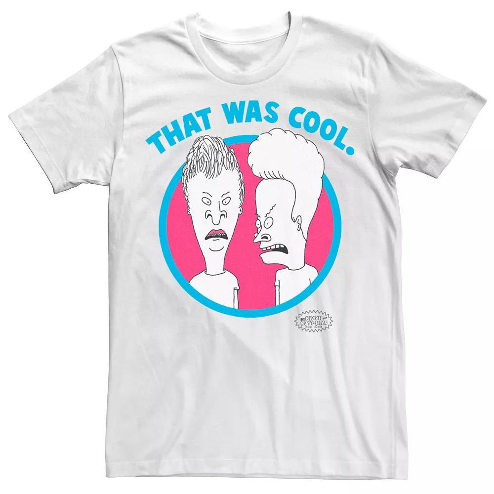 Men's Beavis & Butthead That Was Cool Neon Portrait Tee,  Product Image