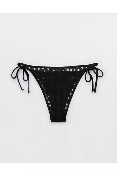 Aerie The Sunbun Crochet Bikini Bottom Women's Product Image