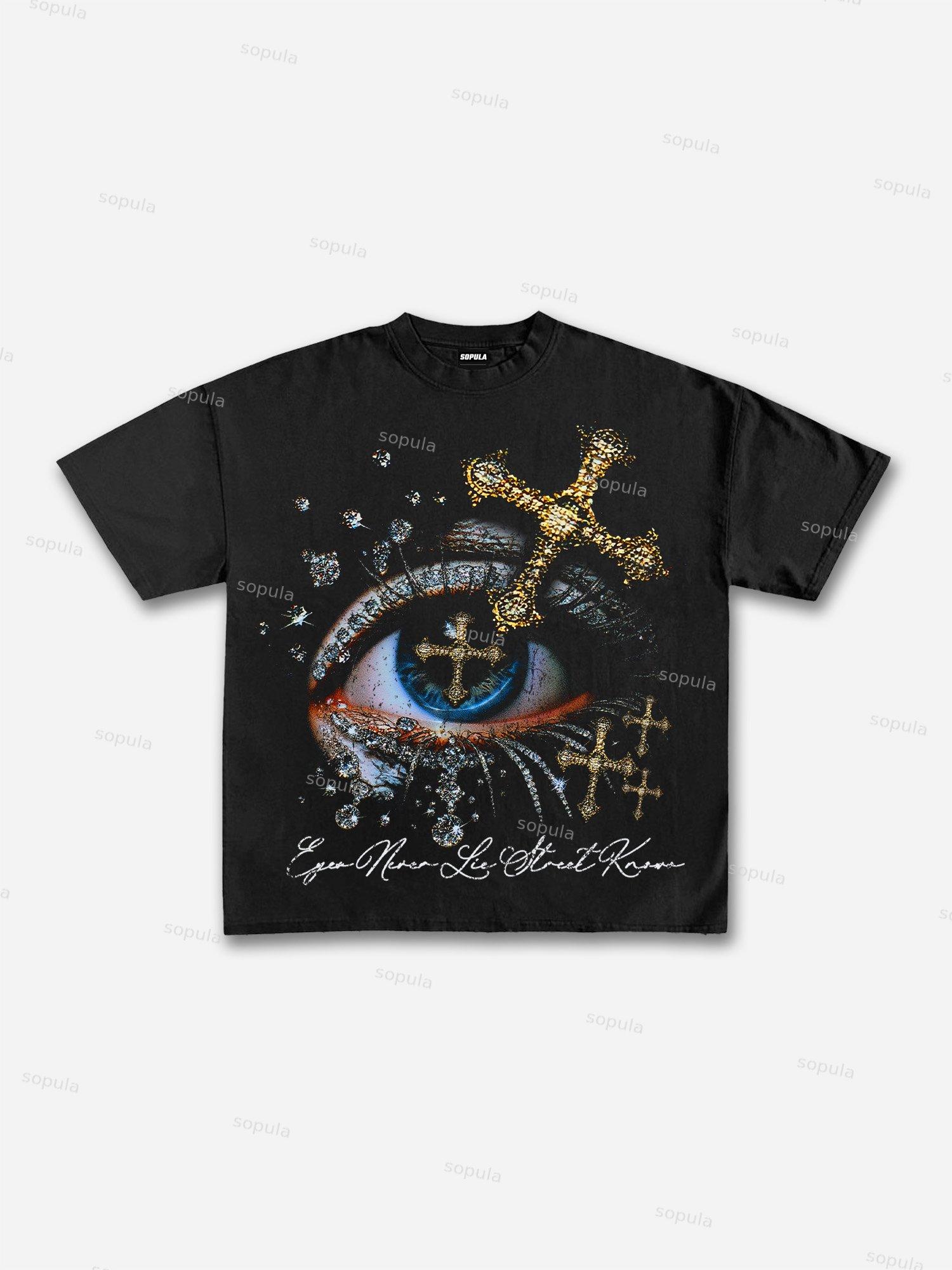 Vintage Chase Money Graphic Cotton T-Shirt Product Image