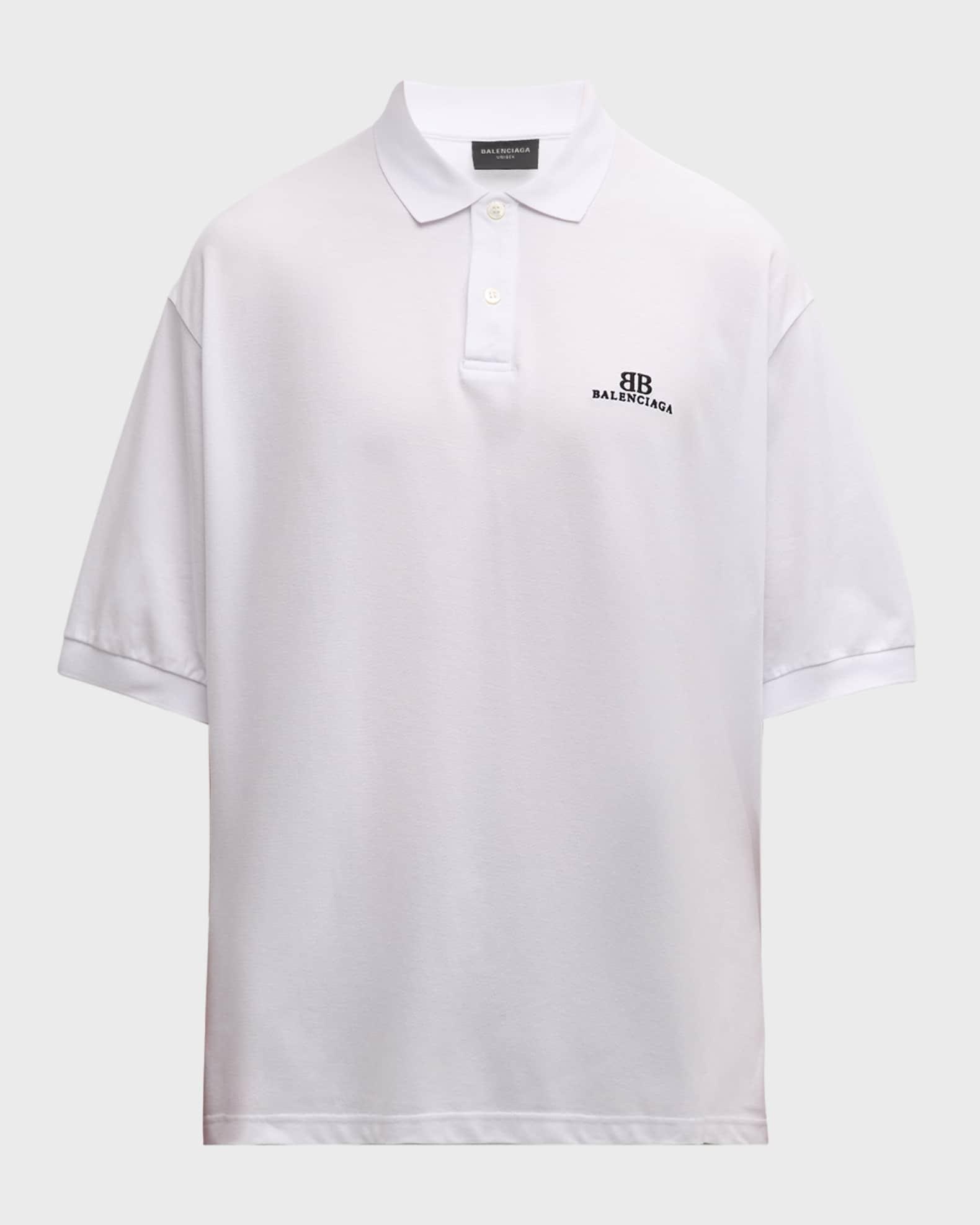 Mens Bb Classic Balenciaga Polo Shirt Oversized Product Image