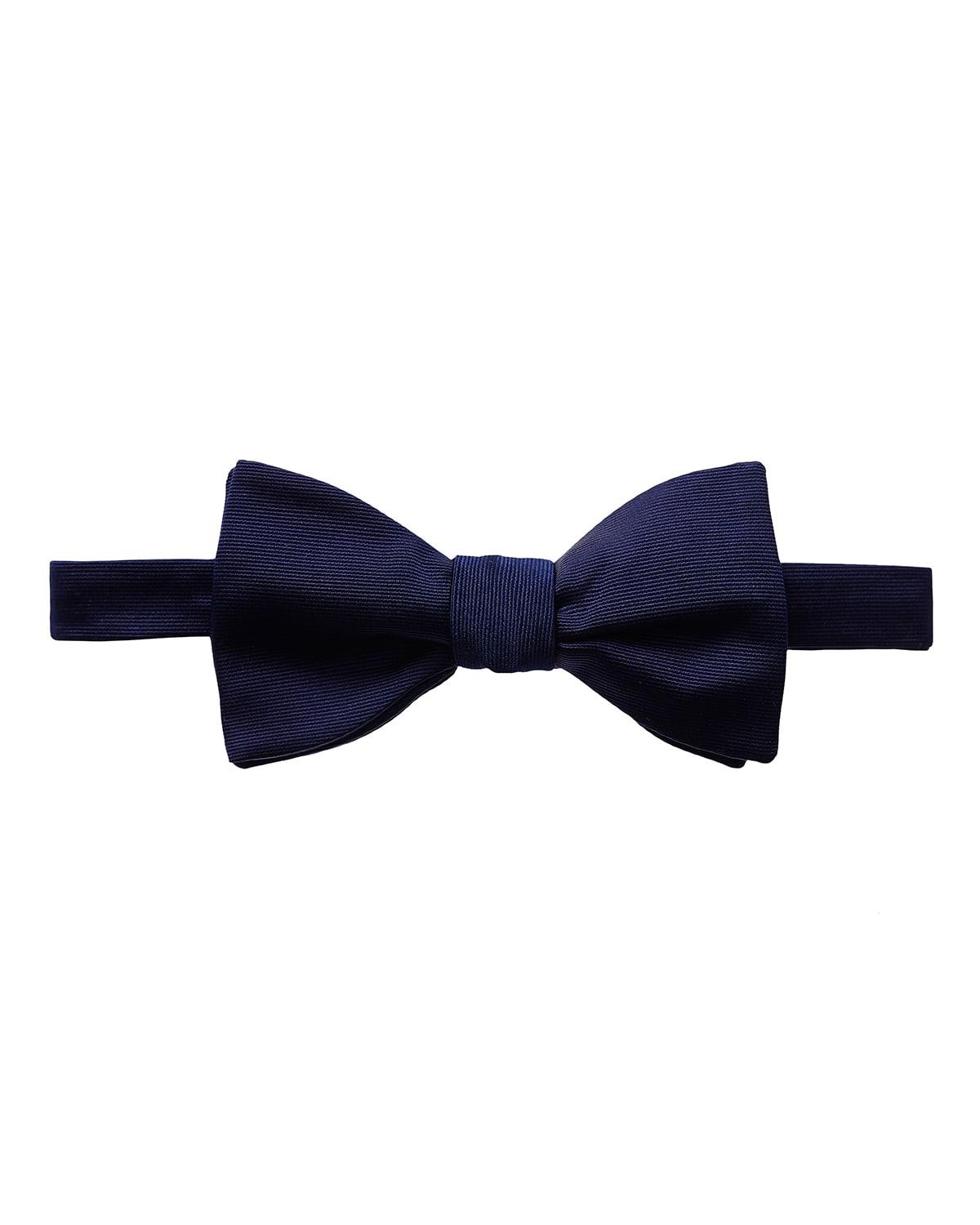 Mens Grosgrain Silk Pre-Tied Bow Tie Product Image