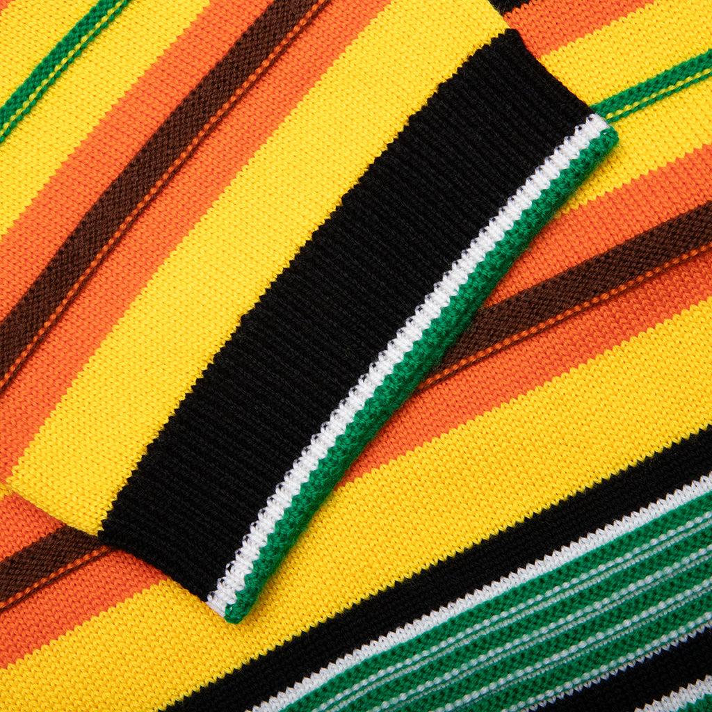 Knitted Wool Striped Tee - Multi Stripe Male Product Image