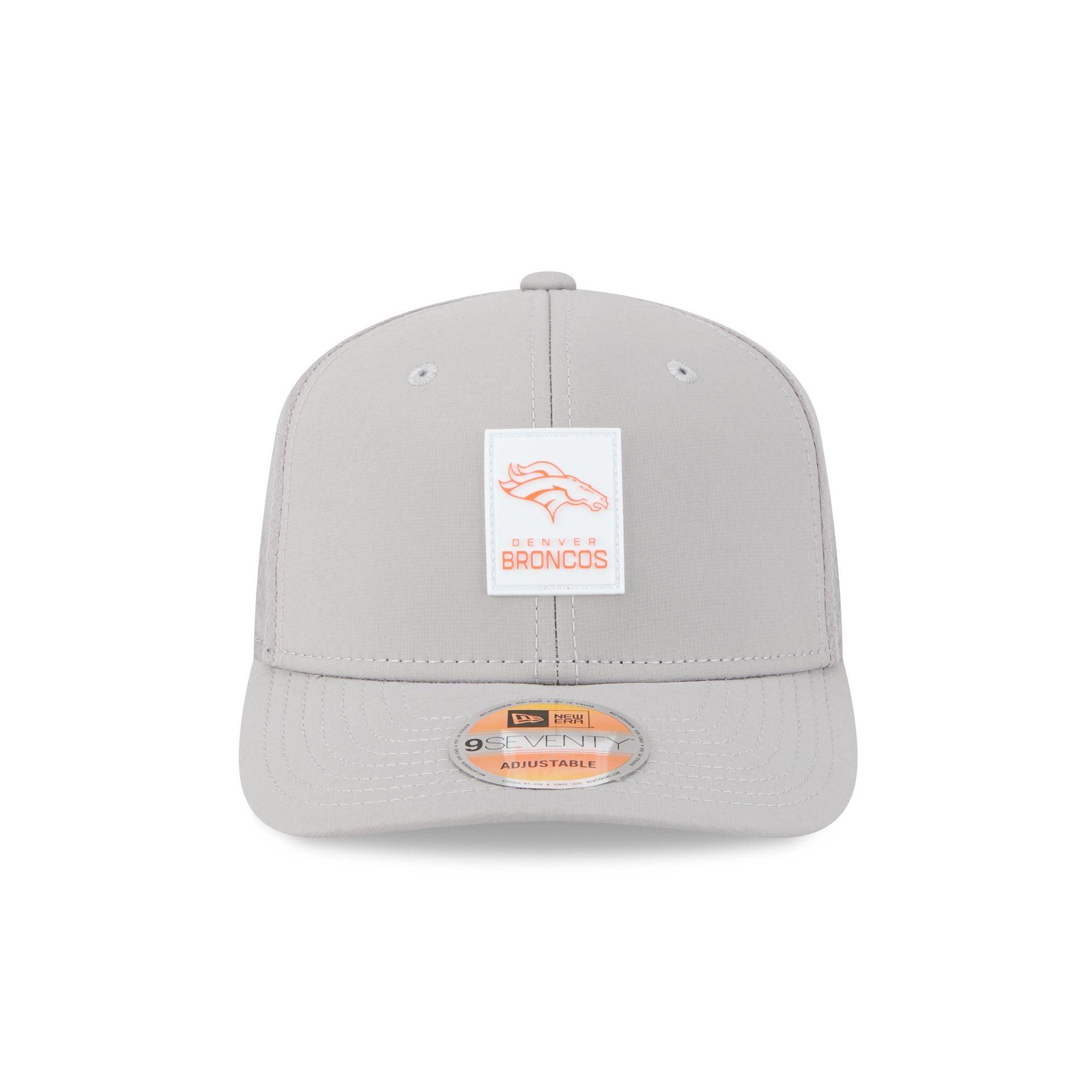 Denver Broncos 2025 Sideline Hot Weather Gray 9SEVENTY Trucker Hat Male Product Image
