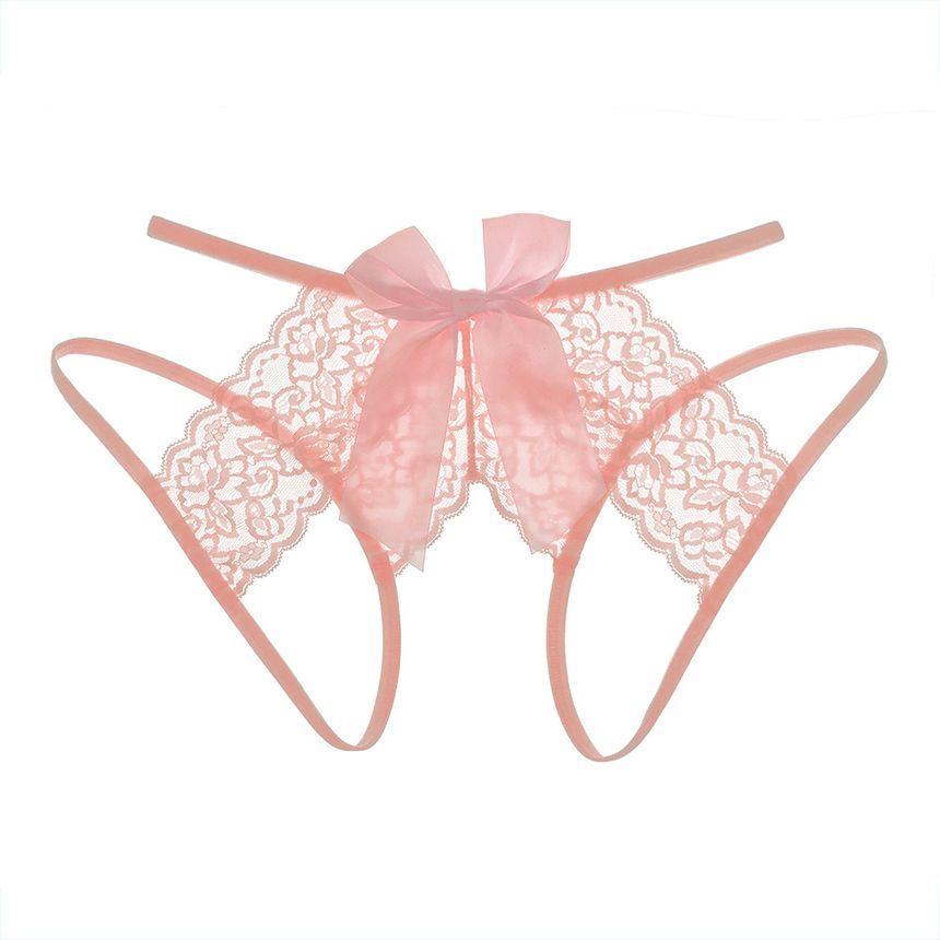 Lace Crotchless Thongs Product Image
