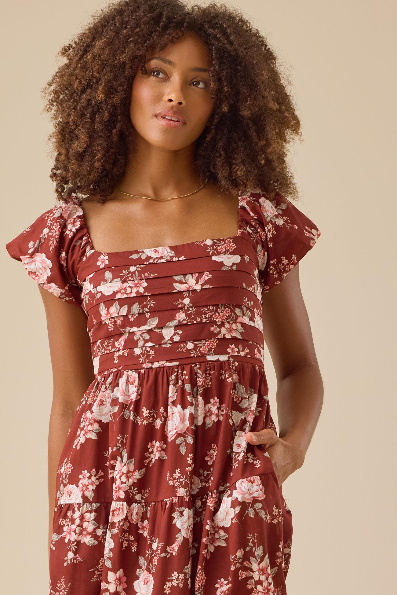 Solanda Floral Maxi Dress Product Image