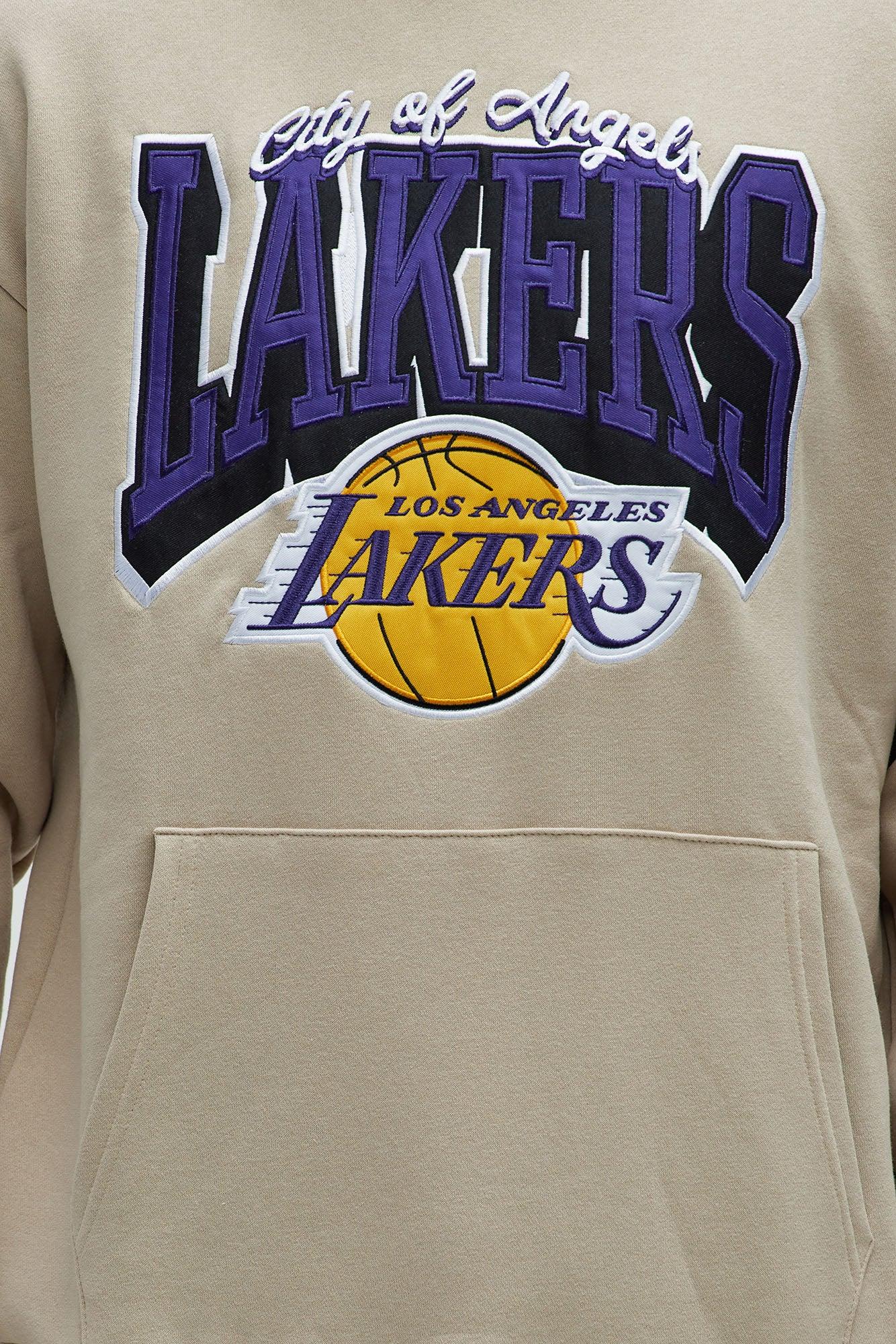 Lakers City Connect Hoodie - Sand Male Product Image
