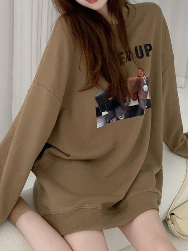 Cheer Up Graphic Sweatshirt Product Image