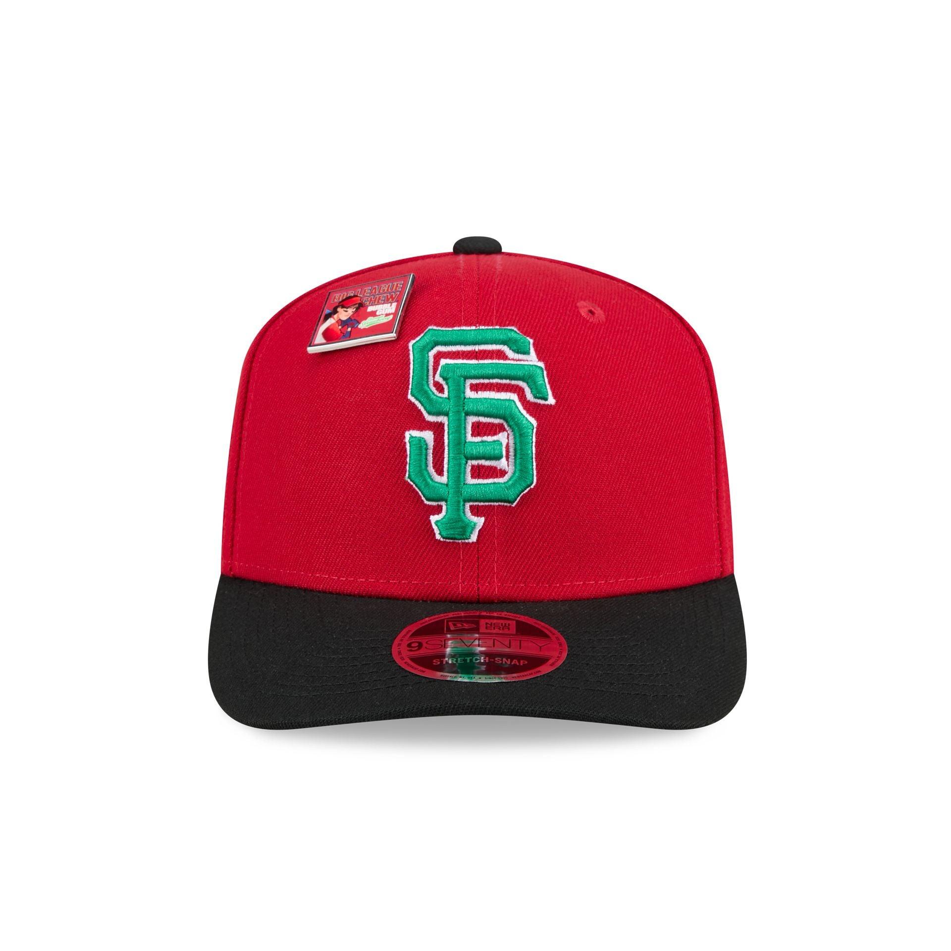 Big League Chew X Tampa Bay Rays Slammin' Strawberry 9SEVENTY Stretch-Snap Hat Male Product Image