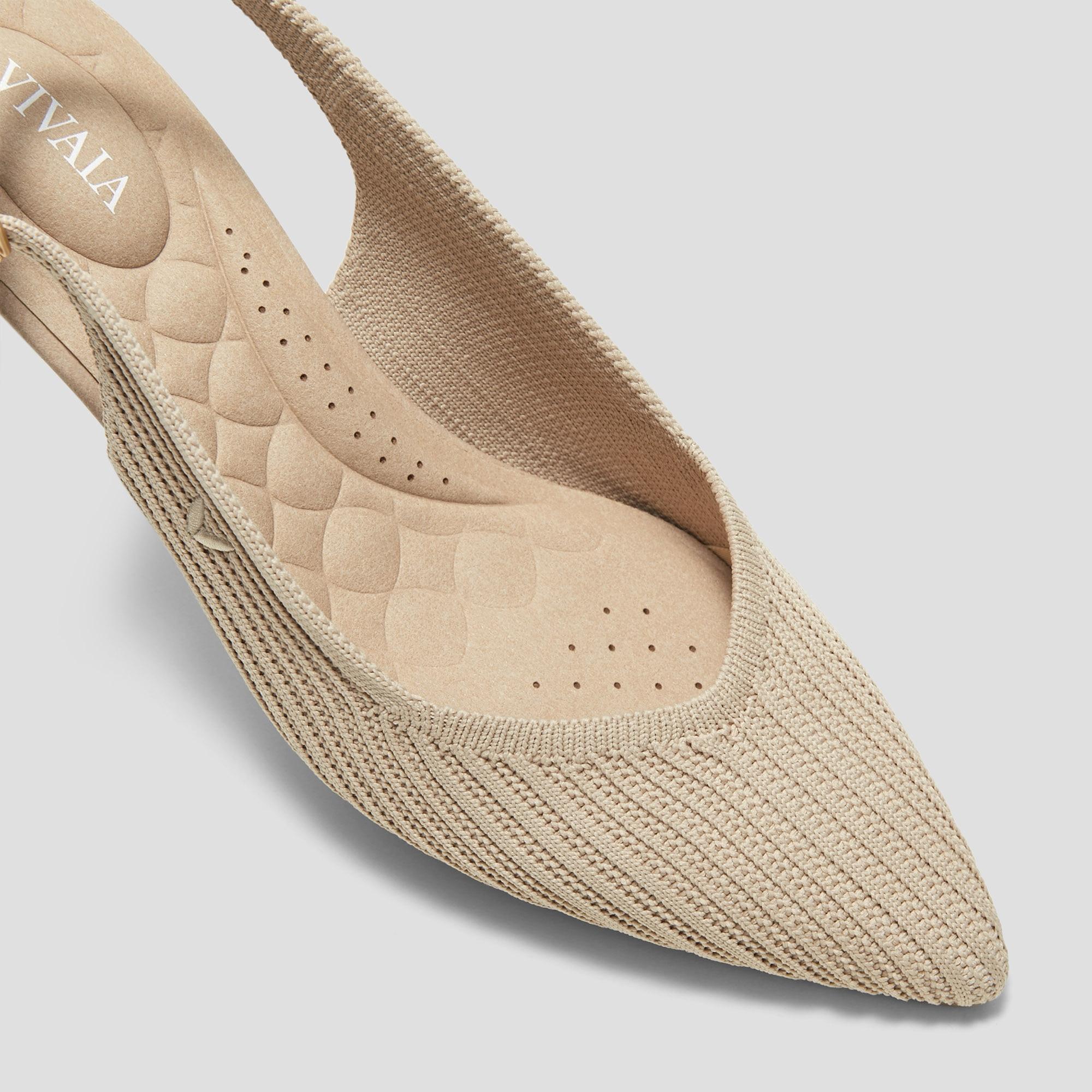 Pointed-Toe Kitten Slingback (Selena) Product Image