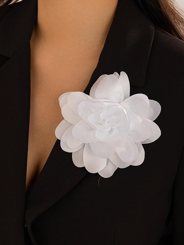 Three-Dimensional Flower Brooch Accessories Product Image