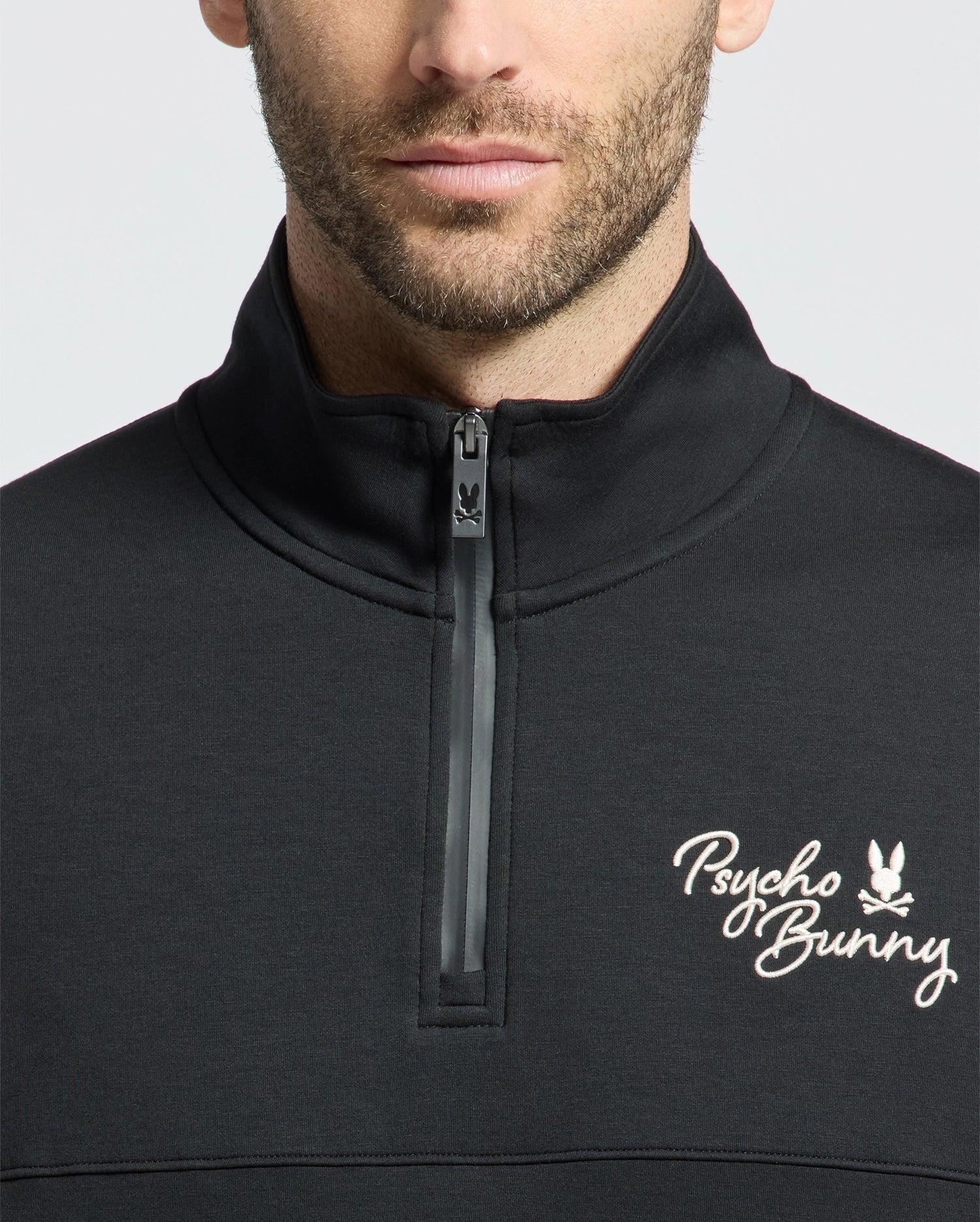 MENS DESERT 1/4 MOCK ZIP - B6S488F200 Male Product Image