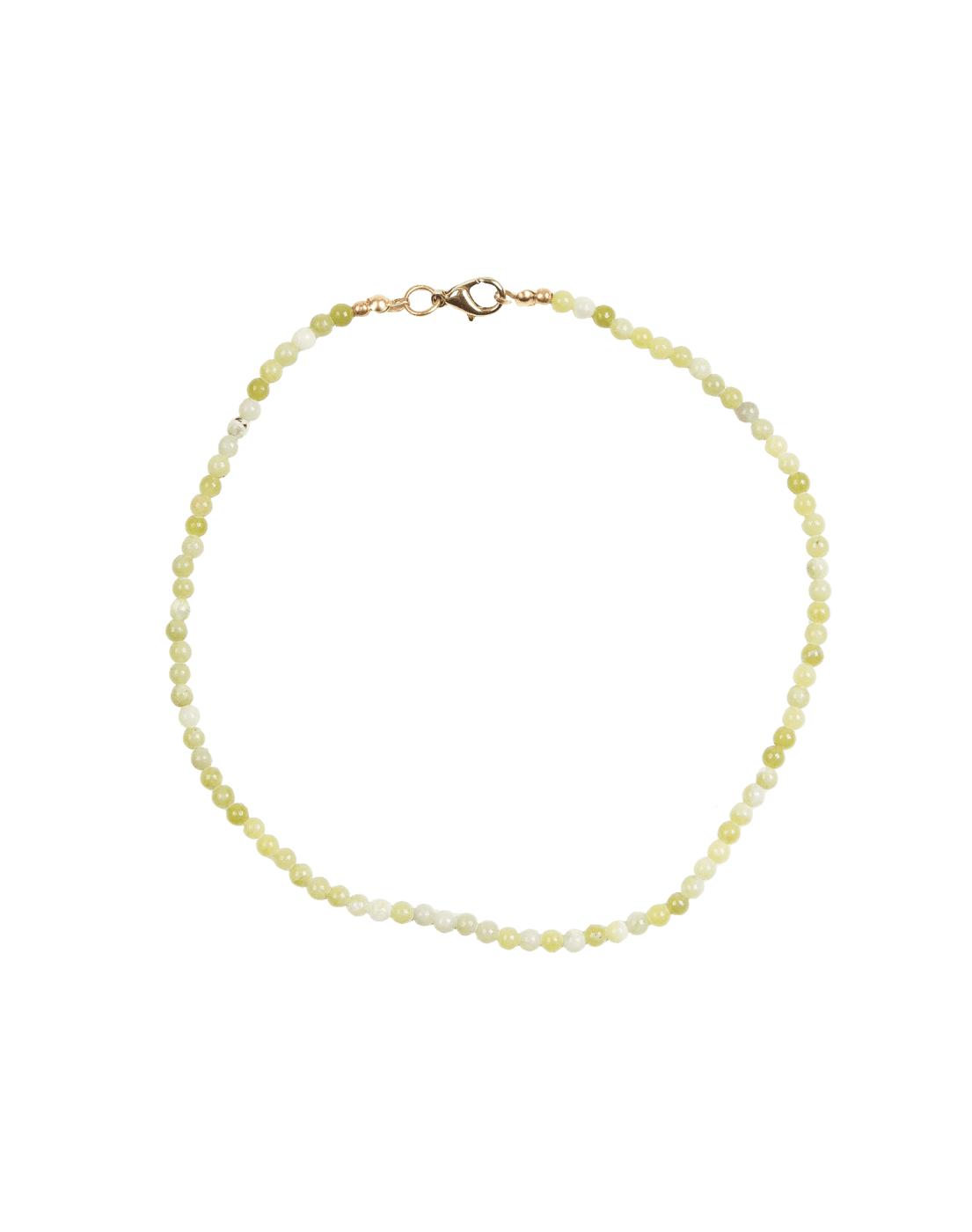 Jade Short Necklace (Exchange only) - Gold Product Image
