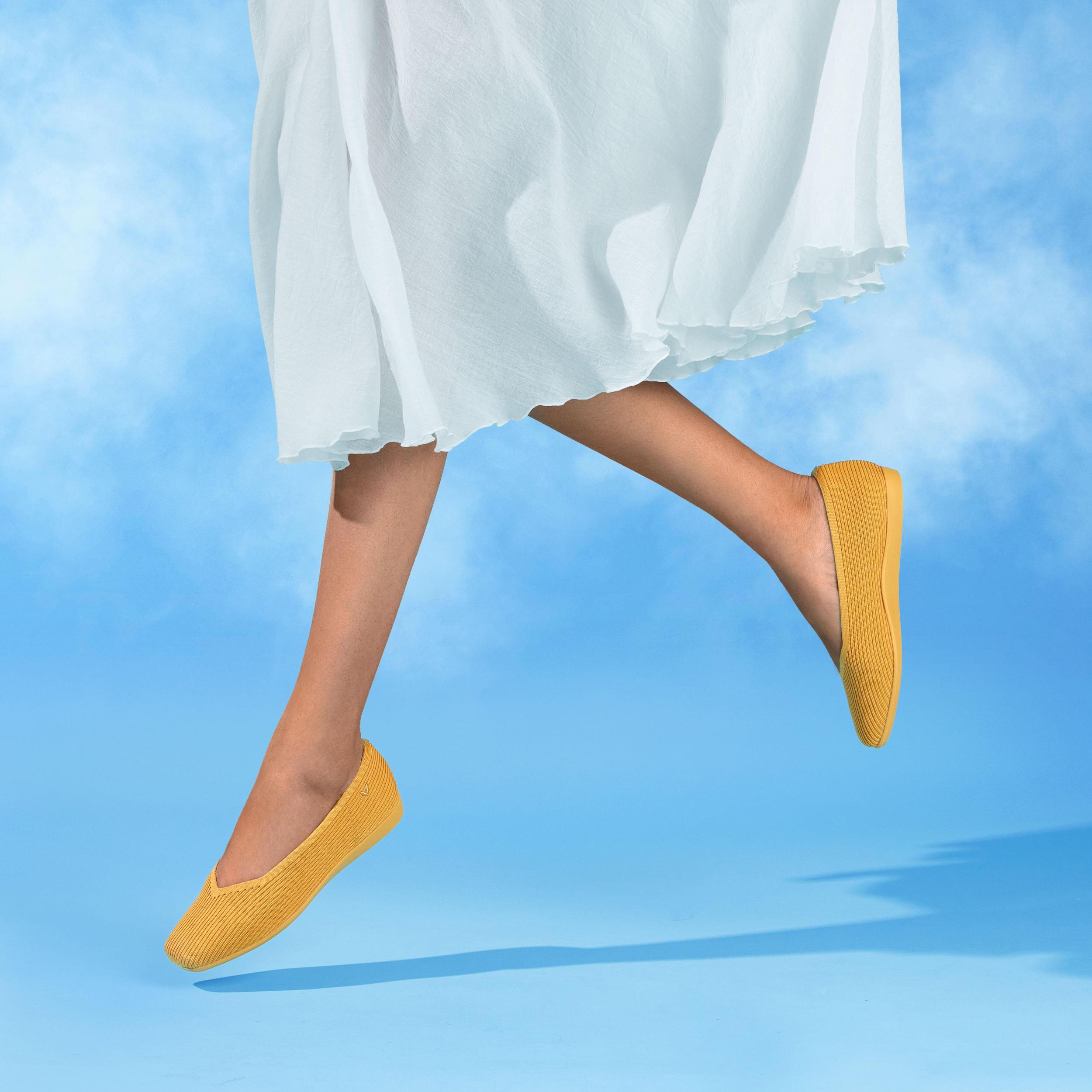 Lightweight Square-Toe V-Cut Flats (Margot Walker) Product Image